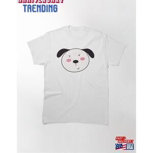 Cute Dog Face Classic Tshirt